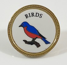 Birds Gold Tone Lapel Pin (See Photos) - £7.02 GBP