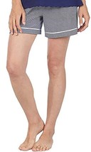 Carole Hochman Womens Striped Shorts Blue/White Size Large - $35.00