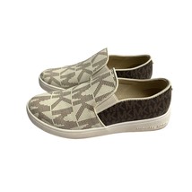 Michael Michael Kors Youth Size 2 Flat Fashion Sneaker Shoes Brown Tan S... - $39.59