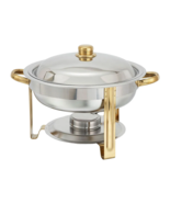 Chafing Dish Round 4 qt CATERING FOOD WARMER  CATERING FOOD BUFFET Table... - €83,86 EUR