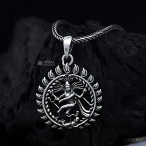 925 Sterling silver handmade  unique design Natraj/ Natrajan pendant nsp871 - $650.58 MXN+