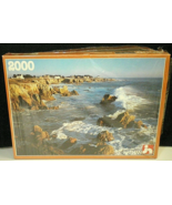 NATHAN 2000 Piece Jigsaw Puzzle WILD COASTLINE Vtg Made In Holland SEA O... - £23.48 GBP