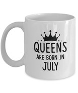 Queens are born in July Mug - Best Birthdays gifts for Women Girls Mom Wife - £10.96 GBP