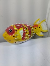 Swim Ways Rainbow Reef Puffer fish Pool Toy yellow red pufferfish 2007 F... - $29.00
