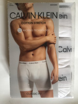 (3) M 32 34 Calvin Klein Classic Fit Premium White Cotton Stretch Boxer ... - $622.85 MXN