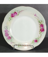 Antique J&amp;C LOUISE BAVARIA Hand Painted  PLATE w/Gold Trim and Floral De... - $39.89