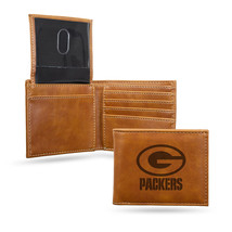 Green Bay Packers Wallet Billfold Laser Engraved - $55.49