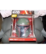 STAR WARS BOBA FETT 3D DECO HELMET ELECTRONIC LED LIGHT LAMP MANDALORIAN... - $85.50
