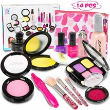Kids Makeup Pretend Play Cosmetic Play Makeup Toy Set Kit for Little Girls Toys - £10.15 GBP