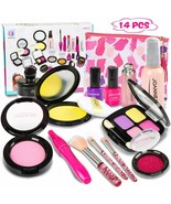 Kids Makeup Pretend Play Cosmetic Play Makeup Toy Set Kit for Little Gir... - $243.50 MXN