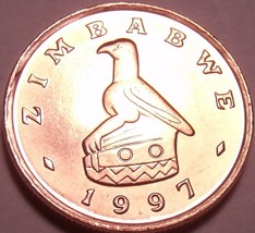 Gem Unc Zimbabwe 1997 Cent~Bird Statue~We Have gem unc World Coins - £2.45 GBP