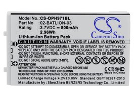 Battery for Opticon OPL-7724 OPL-7734 OPL-9700 OPL-9712 OPL-9713 OPL-972... - $20.46
