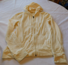 Hollister California Women&#39;s Junior&#39;s Hoodie Jacket coat XS xsmall Ivory **Spot - £27.18 GBP