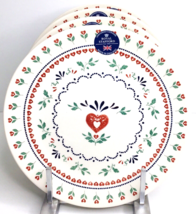 4 Salad Plates with Flower Heart Shaped Design Royal Stafford 9” New - $47.47
