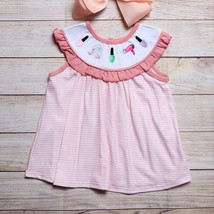 NEW Boutique Girls Make Up Pink Sleeveless Dress Size 6-7 - $12.99