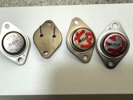 TO-3  RCA transistors 62085  . NOS . 4 pcs. set. - $1,130.40 MXN