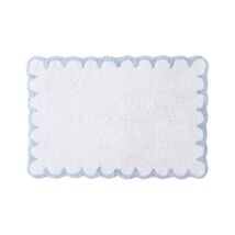 Peri Home Bath Rug Scallop Cotton White/Blue 20x30 - €18,78 EUR Peri Home Bath Rug Scallop Cotton White/Blue 20x30 - €18,78 EUR