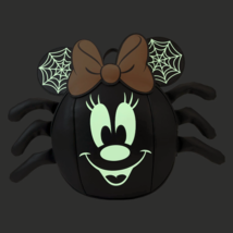 Loungefly Disney Minnie Mouse Halloween Glow in the Dark Spider Mini Bac... - £47.12 GBP