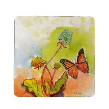 Betsy Drake Betsy&#39;s Butterfly Coaster Set of 4 - £27.68 GBP