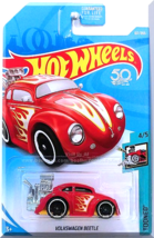 Hot Wheels - Volkswagen Beetle: Tooned #4/5 - #107/365 (2018) *Red Edition* - $55.91 MXN
