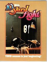 10 Yard Fight Arcade Game Flyer Original 1984 Retro Video Art 8.5&quot; x 11 Football - £11.84 GBP