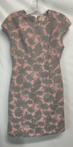 Anthropologie Mignon Doo Sheath Dress Pink Gray Ponte Lined Easter Spring XS - £31.63 GBP