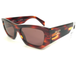 PRADA Sunglasses SPR A01 13O-80B Tortoise Thick Rim Cat Eye Frames Red L... - $233.53