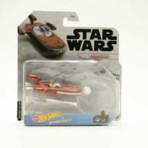 Hot Wheels Star Wars Starships Luke Skywalker&#39;s LANDSPEEDER Disney - £11.70 GBP