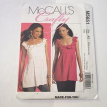 McCall's 5851 Size 6-14 Misses' Tunics Top - $12.86