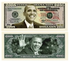 ✅ President Barack Obama 100 Pack Novelty Collectible 1 Million Dollar Bills ✅ - £19.37 GBP