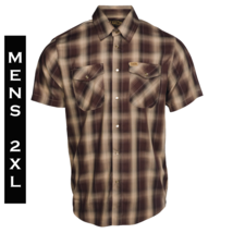 Dixxon Flannel - Ole Steamer Bamboo Shirt - Short Sleeve - Men&#39;s 2XL - £55.07 GBP