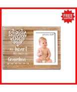 Rustic Wooden Picture Frame - Ideal for New Grandma Pregnancy Announcements - $44.06 CAD