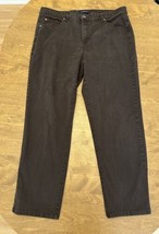 Bandolino Jeans Women&#39;s Mandie Size 18W High Rise Brown Denim Casual - $16.83