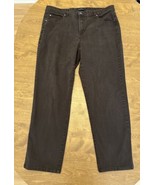 Bandolino Jeans Women&#39;s Mandie Size 18W High Rise Brown Denim Casual - £13.22 GBP