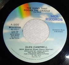 Glen Campbell 45 RPM Record - The Hand That Rocked The Cradle / Arkansas B12 - £3.08 GBP