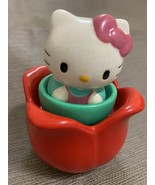 1998 Retro Sanrio Hello Kitty My Melody Ceramic Flower Shape Seal Case - €22,31 EUR