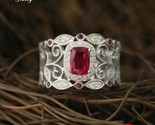 25 sterling silver designer cocktail lace ring for women vintage aesthetic unusual thumb155 crop