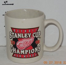1998 Detroit Red Wings Stanley Cup Champions Coffee Mug Cup Ceramic - £11.50 GBP