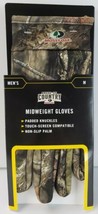 Mossy Oak Midweight Hunting Gloves Men&#39;s M Non-Slip Palm Padded Knuckle - £9.46 GBP