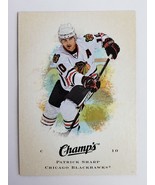 2008 - 2009 PATRICK SHARP UPPER DECK CHAMP&#39;S NHL HOCKEY CARD # 72 BLACKH... - $6.81 CAD