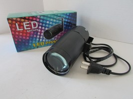DJ LED Pinspot White w/Hanging Bracket Black Mini Stage Light Lighting Beam - $147.94 MXN