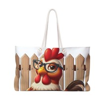 Personalised/Non-Personalised Weekender Bag, Chicken/Rooster, awd-366 - £39.08 GBP