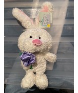 Dan Dee 12&quot; Easter Bunny Plush with Purple Flower *NEW w/Tags* lll1 - $16.39 CAD
