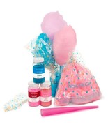 Nostalgia FSCC8 Cotton Candy Party Kit 3 Flavors, 4 Reusable Cones, 10 F... - $47.53 CAD