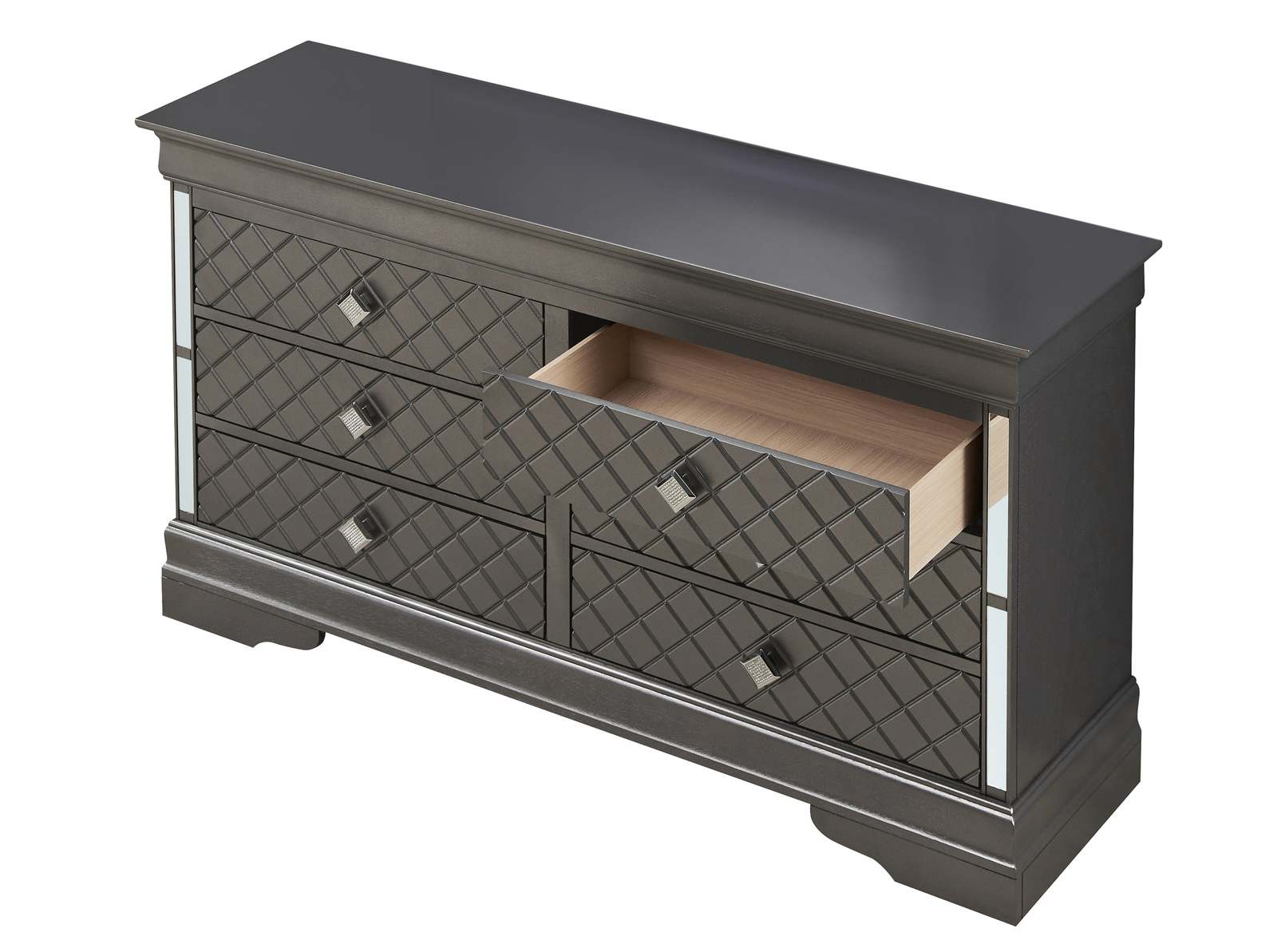 Verona G6702-D Dresser: Metallic Black Item image 6