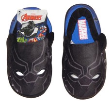 Black Panther Marvel Avengers Boys Plush Slippers Size 7-8, 9-10 Or 11-12 Nwt - £13.90 GBP