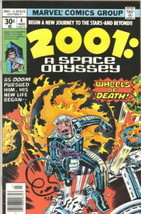 2001: A Space Odyssey Comic Book #4 Marvel Comics 1977 FINE+ - £5.58 GBP