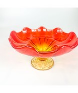LE Smith Simplicity Flame Amberina  Compote - £23.32 GBP