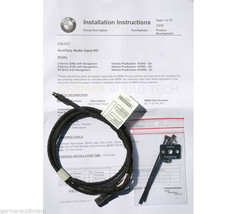 BMW E46 E39 E53 X5 NAVIGATION MP3 AUX AUXILIARY AUDIO INPUT ADAPTER IPOD... - £39.47 GBP