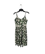 Joanie James New York Green Floral Sleeveless Dress Size 6 - £28.26 GBP